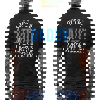 Soon To Be Daddy Again Est 2026 Dad Baby Announcement Men's T-shirt Back Print - Monsterry