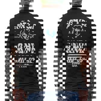 Soon To Be Grandpa 2026 Loading Pregnancy Announcement Men's T-shirt Back Print - Monsterry