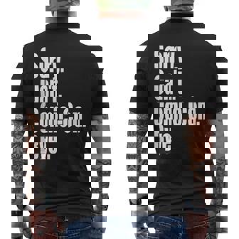 Sorry Can't Comic-Con Bye Anime Cosplay Comic Lover Men's T-shirt Back Print - Thegiftio