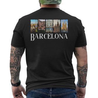 Souvenir Barcelona De Barcelona Camiseta Hombre Estampado Espalda - Regaloses