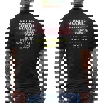 Souvenir D'annonce Deacances We Going To Egypt T-shirt imprimé au dos - Cadeauxyz