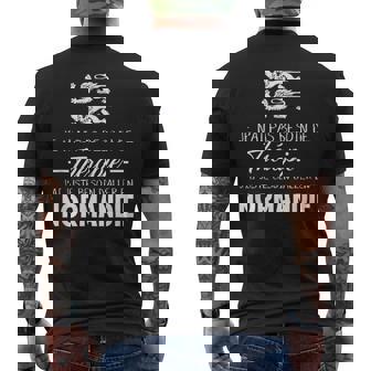 Souvenir De Normandie Cadeau Humour Normandie Thérapie T-shirt imprimé au dos - Cadeauxyz