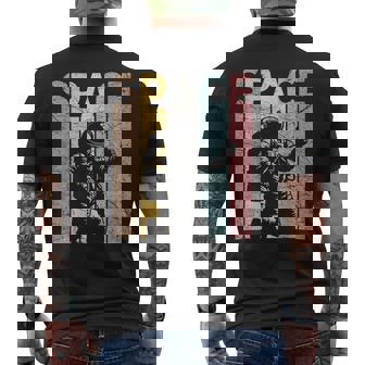 Space Vintage Outer Space Retro Space Nerd Men's T-shirt Back Print - Thegiftio