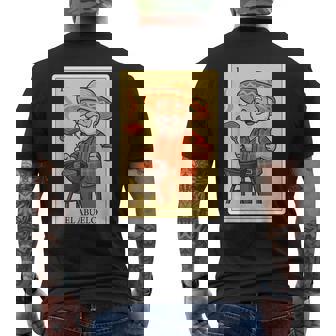 Spanish-Mexican Bingo El Abuelo Men's T-shirt Back Print - Monsterry