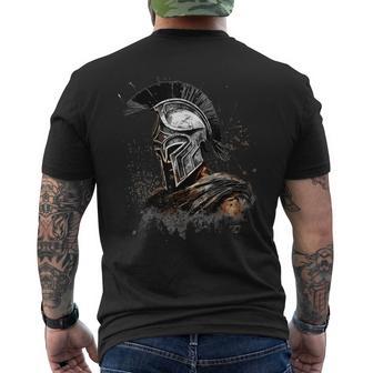 Spartan Warrior Roman Legion Sword Gladiator Men's T-shirt Back Print - Thegiftio UK