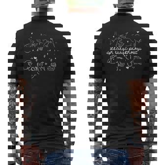 Speech Language Pathologist Slp Speech Therapy Men's T-shirt Back Print - Monsterry