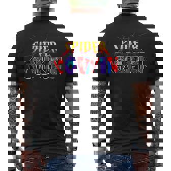 Spider Cousin Family Birthday Party Halloween Costumes Men's T-shirt Back Print | Seseable UK