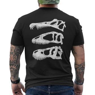 Spinosaurus Tyrannosaurus Rex Carcharodontosaurus Men's T-shirt Back Print | Mazezy