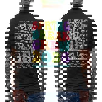 Spring Break Crew 2026 Matching Family Group Vacation Trip Men's T-shirt Back Print - Thegiftio