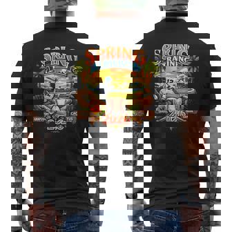 Spring Training 2026 Baseball Vintage Sunset Men's T-shirt Back Print - Monsterry