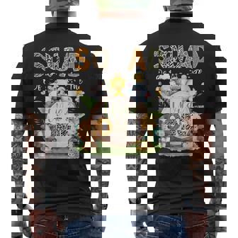 Squad Of The Wild One 1St Birthday Boy Jungle Safari Men's T-shirt Back Print - Monsterry