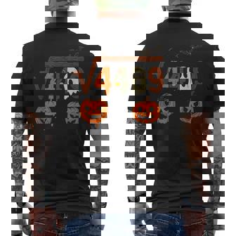Square Root Of 4489 Haunted Halloween Meme Slang 67 6 7 6-7 Men's T-shirt Back Print - Monsterry
