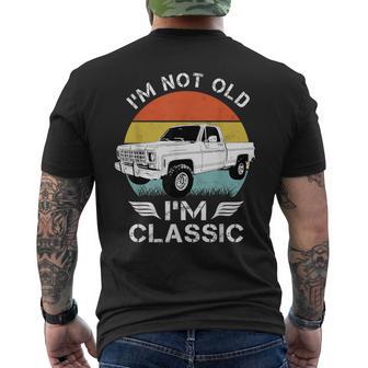 Squarebody Life Classic Pickup Square Body C30 C10 K10 Truck Men's T-shirt Back Print - Thegiftio UK