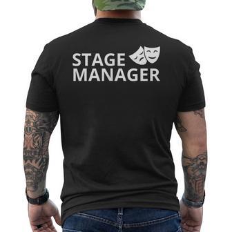 Stage Manager For Professional Backstage Manager Crew Men's T-shirt Back Print - Thegiftio UK