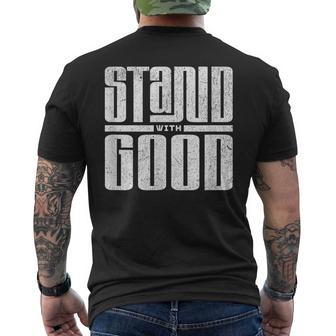 Stand With Good Support Minneapolis Men's T-shirt Back Print - Thegiftio UK