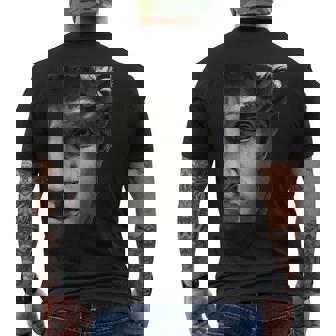 Statue De David X Michel-Ange T-shirt imprimé au dos - Cadeauxyz