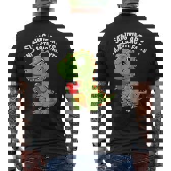 Stealing Hearts Blasting Farts Toddler Dinosaur T-Rex Men's T-shirt Back Print - Monsterry