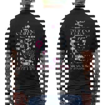 Stepping Into My 57Th Birthday With God's Grace & Mercy Lady Men's T-shirt Back Print | Mazezy