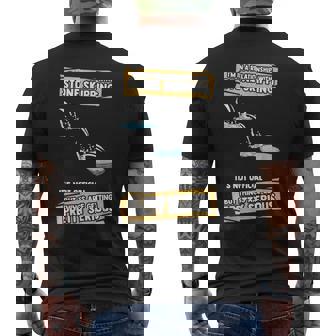 Stone Skipping Relationship Men's Back Print T-Shirt | Mazezy