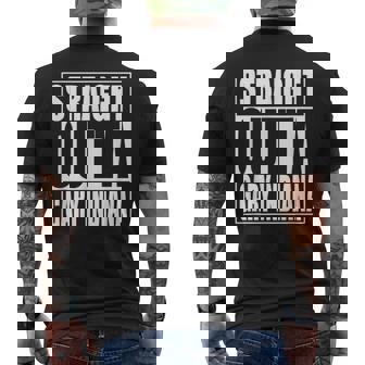 Straight Outta Gary Indiana Men's T-shirt Back Print | Mazezy