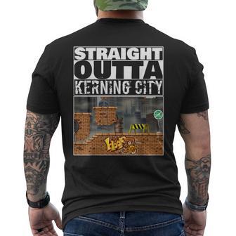 Straight Outta Kerning City Maplestory Shadower Bandit Men's T-shirt Back Print - Thegiftio UK