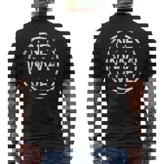 Stylish New Wave T-Shirt Men's Back Print T-Shirt | Mazezy