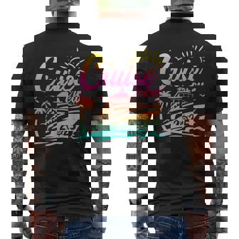 Summer Vacation Cruise Crew 2025 Trip Matching Family Group Men's T-shirt Back Print - Thegiftio