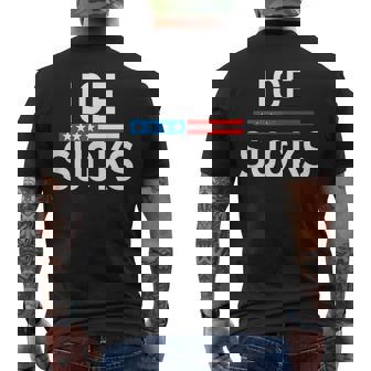 Support Immigrants Ice Sucks Men's T-shirt Back Print - Monsterry