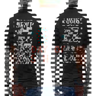 I Survived 67 Days Of School Teachers Students 67 Meme Men's T-shirt Back Print | Seseable FR