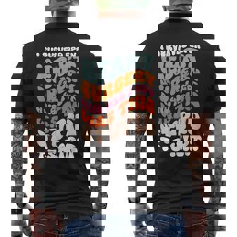 I Survived Open Heart Surgery And All I Got Was This Stupid Men's T-shirt Back Print | Mazezy