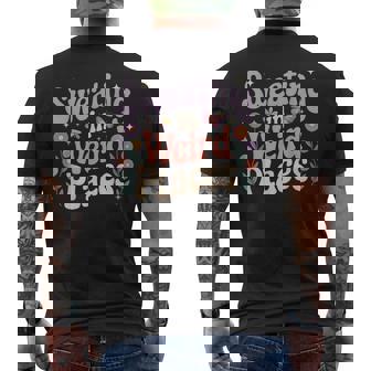 Sweating In Weird Places Inappropriate Adult Humor Men's T-shirt Back Print - Monsterry