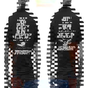 Swim Grandpa Swimming Grandpa Of A Swimmer Grandfather Men's T-shirt Back Print - Thegiftio