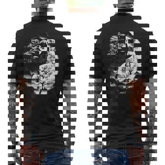 Symbole Yin Yang Noir Et Blancur La Nature Taijitu Yin Yang T-shirt imprimé au dos - Cadeauxyz