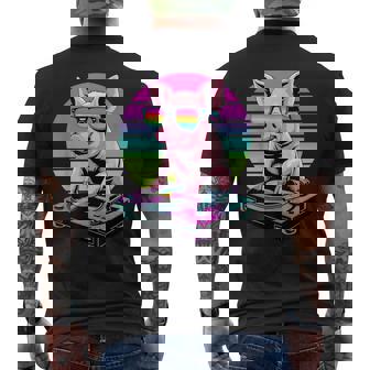 Synthwave Cochon Dj Lunettes Deoleil Cochons T-shirt imprimé au dos - Cadeauxyz