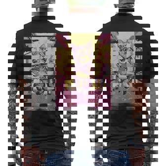 T Chat Rigolooleur Poisson Humour Drole Chat Chaton T-shirt imprimé au dos - Cadeauxyz