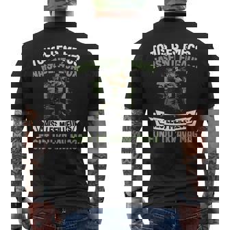 T Krav Maga Homme Les Mecs Naissent Egaux Kravmaga Fan T-shirt imprimé au dos - Cadeauxyz