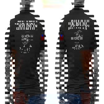 Taino Nation Boricua Boriken Pride Puerto Rico Indigenous Men's T-shirt Back Print - Monsterry