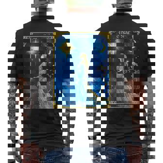 Tarot Carta La Estrella Camiseta Hombre Estampado Espalda - Regaloses