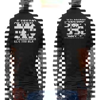 Tato Nombre Gracioso Diciendo Tato Camiseta Hombre Estampado Espalda - Regaloses