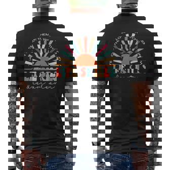 Teach Them Love Them Watch Them Grow Life Skills Dream Team Men's Back Print T-Shirt | Mazezy