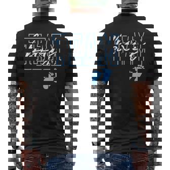 Team Boy Gender Reveal Party Baby Announcement Family Men's T-shirt Back Print - Seseable