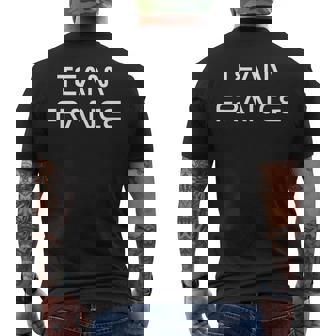 Team France Modern Futuristic Font T-shirt imprimé au dos - Cadeauxyz