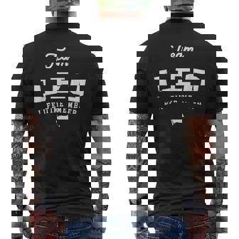 Team Leo Nom Amusant Leo T-shirt imprimé au dos - Cadeauxyz