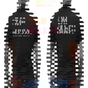 Team Malachi Nombre Camiseta Hombre Estampado Espalda - Regaloses