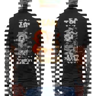 Team Punch Monkey Punch Men's T-shirt Back Print | Mazezy