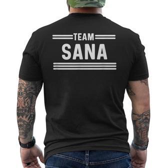 Teamana Nom De Famille T-shirt imprimé au dos - Cadeauxyz