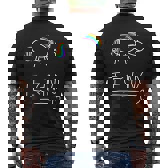 Techno Edm Trance Goa Festival Licorne T-shirt imprimé au dos - Cadeauxyz