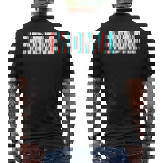 Techno Rave Y Festival Celebración Mdma Camiseta Hombre Estampado Espalda - Regaloses