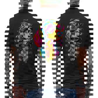 Teckel Avec Lunettes Deoleil Nain Club De Chasse Teckel T-shirt imprimé au dos - Cadeauxyz