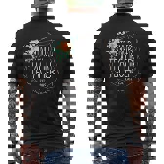 Tenured Teacher 2025 With Tenure Congratulations Men's T-shirt Back Print | Mazezy